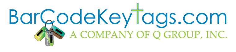 BarCodeKeyTags.com/Q Group, Inc.'s Logo