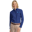 Ladies long sleeve value poplin shirt