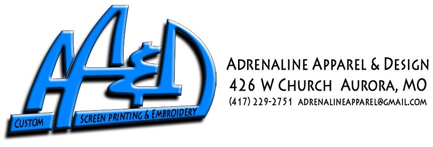 Adrenaline Apparel And Design's Logo