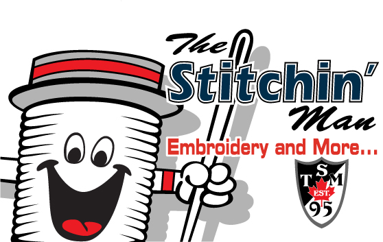 The Stitchin' Man's Logo