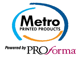 Metro Printed Products Powered By Proforma's Logo