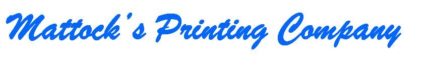 Mattocks Printing Co., LLC's Logo
