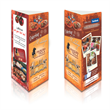Custom  3 sided Paper Table Tents