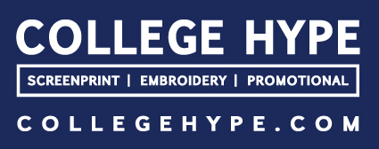 College Hype Cstm Scrnprt/Emb's Logo