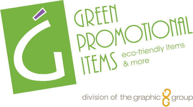 Green Promotional Items: Division of The Graphic Group's Logo
