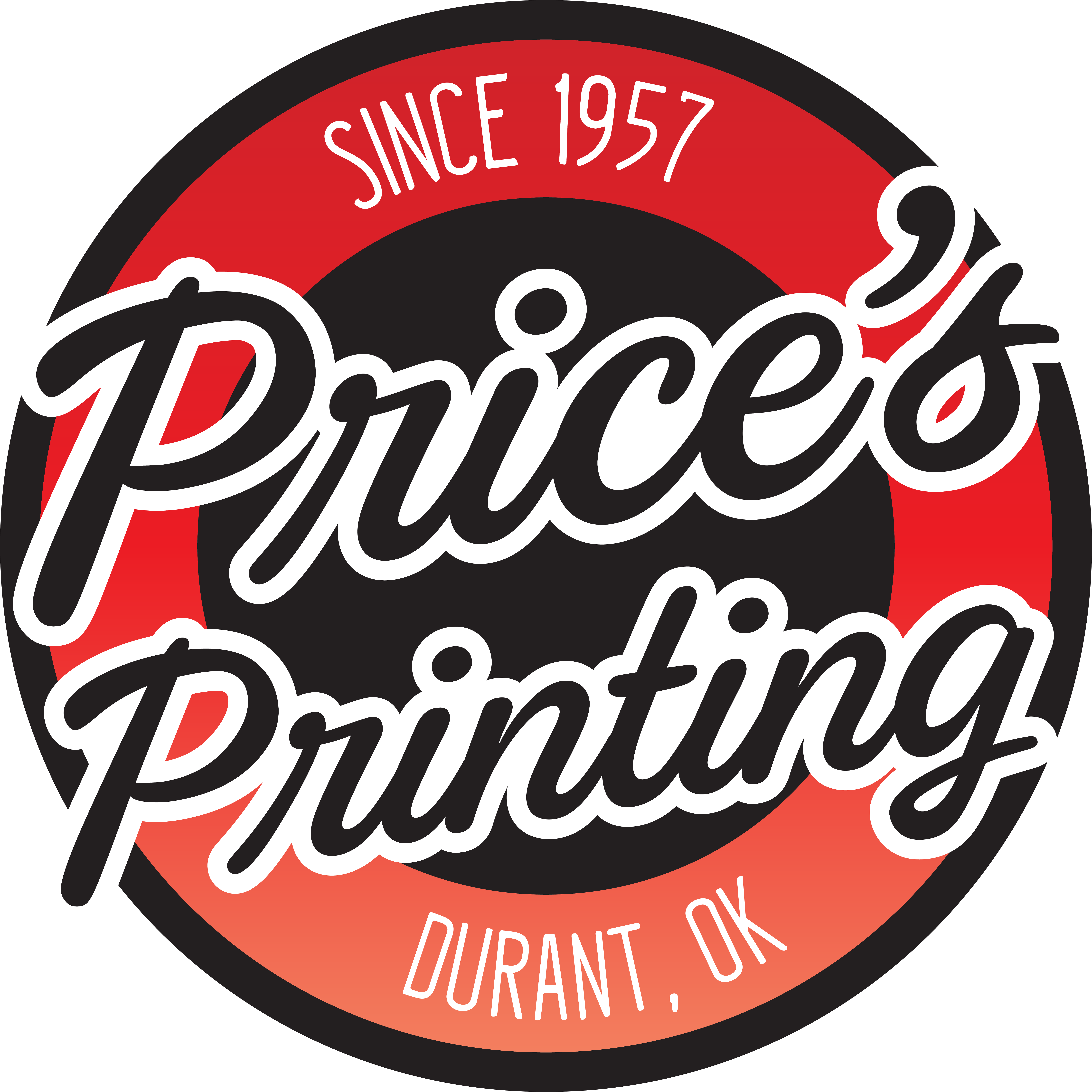 Price's Printing's Logo