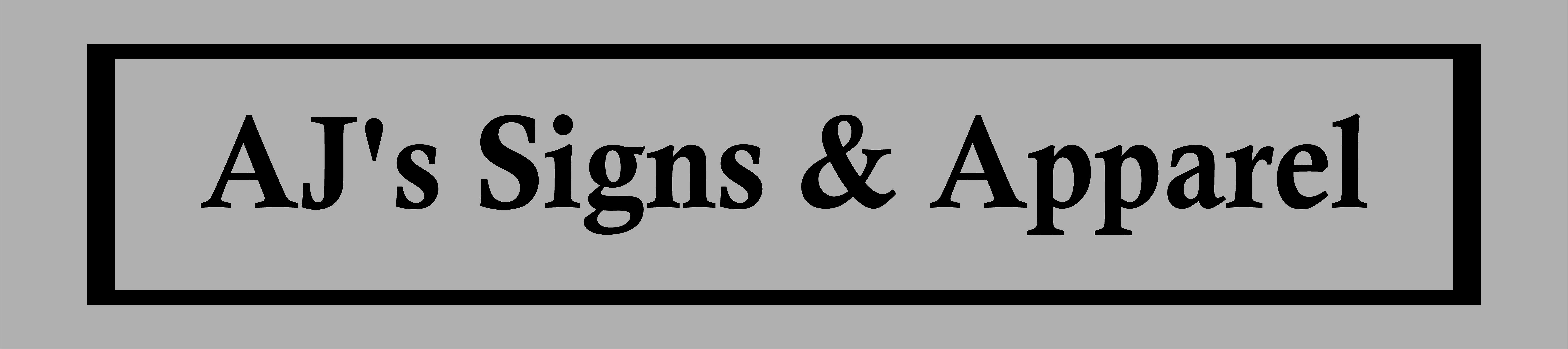 AJ's Signs's Logo