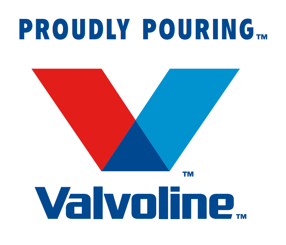 Proudly Pouring Valvoline's Logo