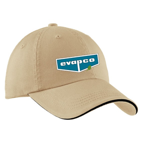 Port Authority® sandwich bill cap with striped closure