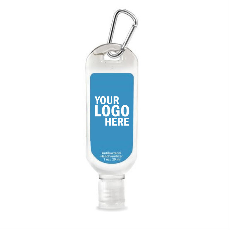 hand sanitizer that can be custom printed with your logo to increase brand recognition 