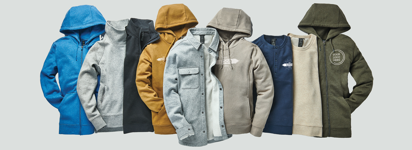 jackets and sweatshirts