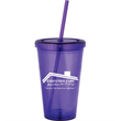 ACRYLIC TUMBLER WITH STRAW