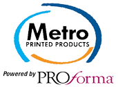 Metro Printed Products Powered By Proforma's Logo