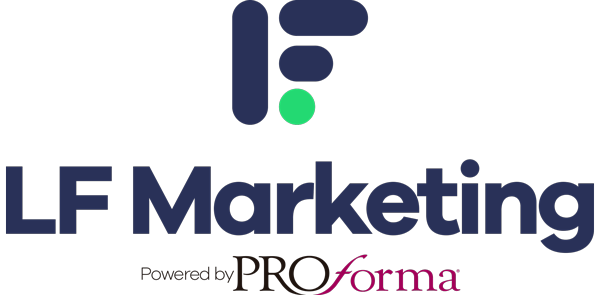 L.F. Marketing Powered By Proforma's Logo