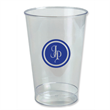 Hard Sided Clear Plastic Tumbler