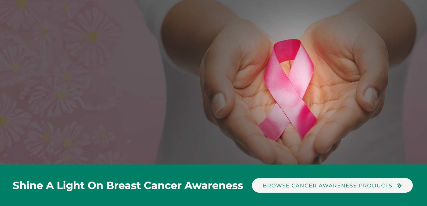 Shine a light on breast cancer awareness. Browse cancer awareness products