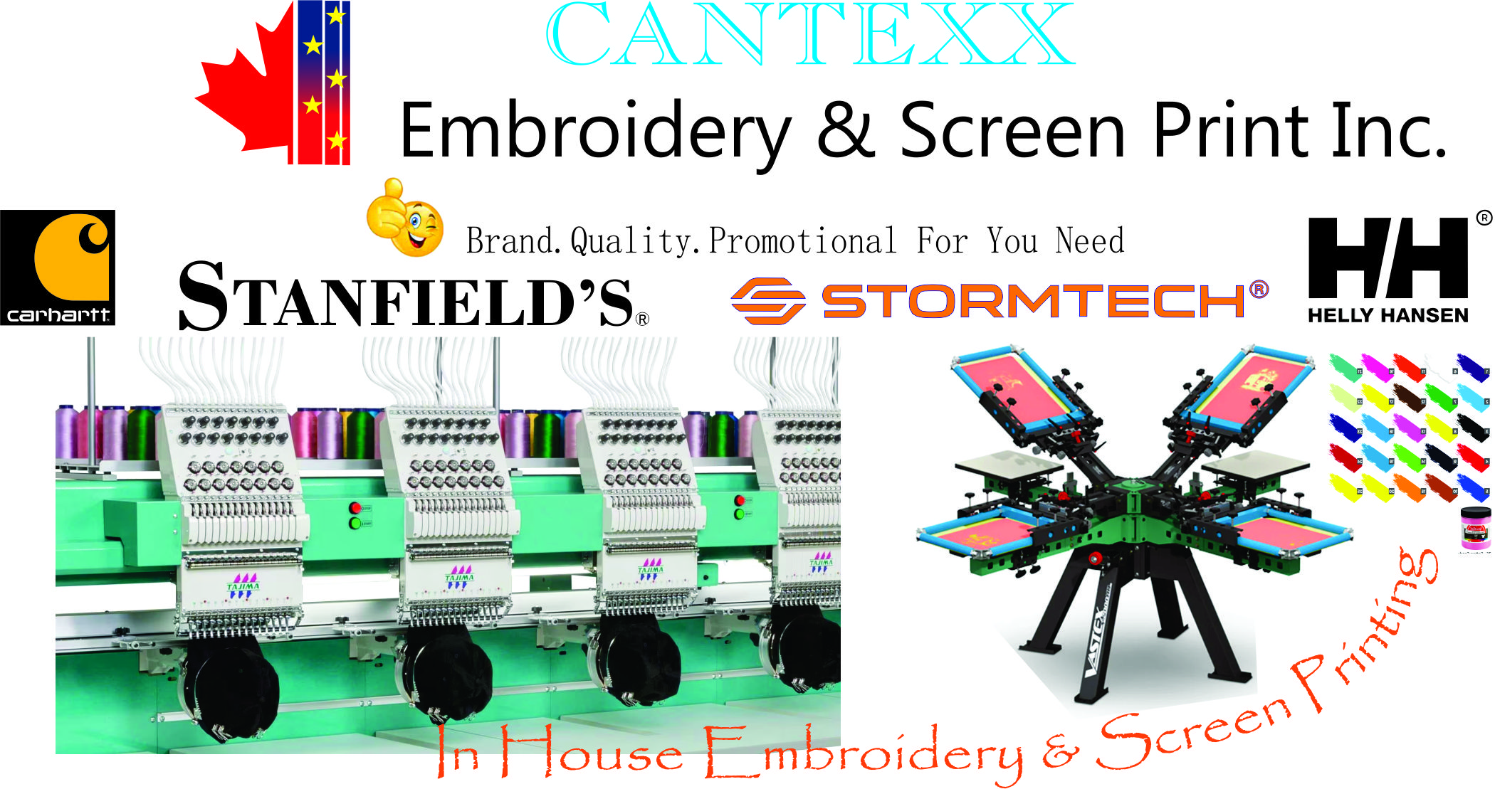 Cantexx Embroidery Embroidery & Screen Print Inc.'s Logo
