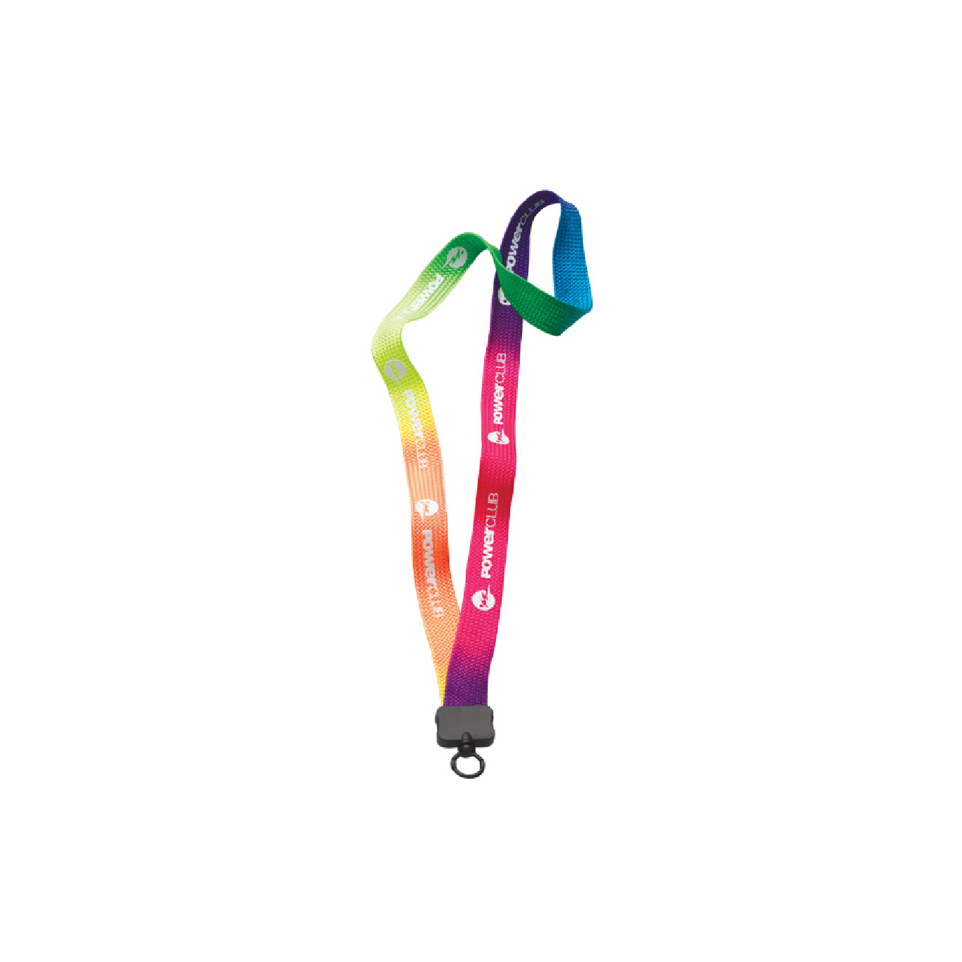 personalized recycled plastic eco lanyard