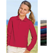 Youth Long Sleeve Polo Shirt