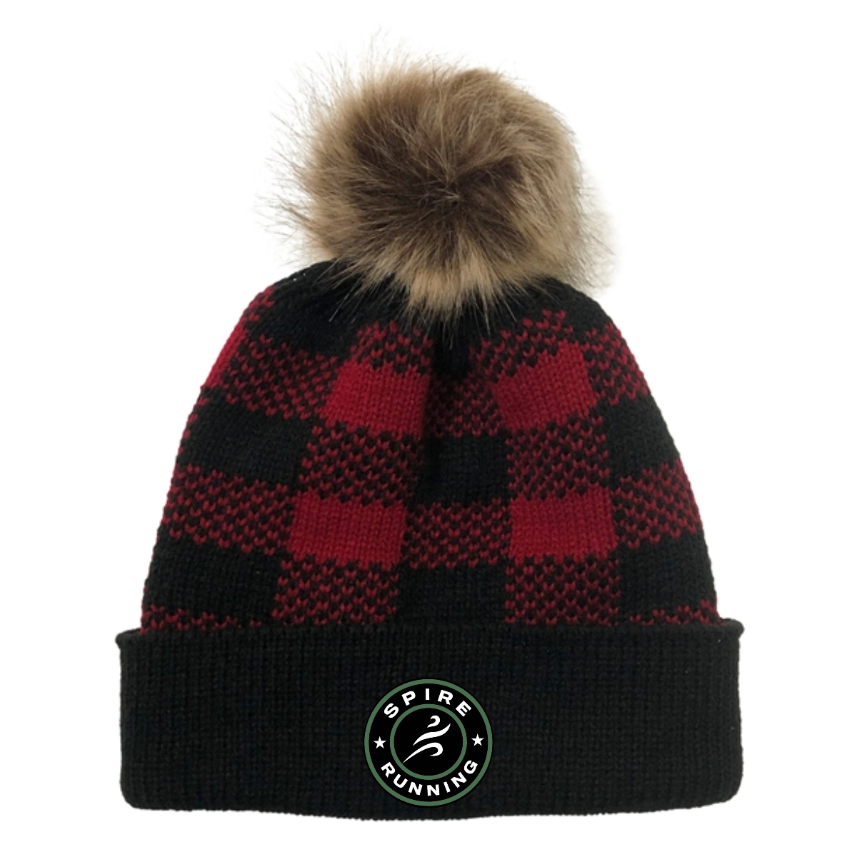 Hunter Plaid Pom Pom Hat - Hunter Plaid Pom Pom Hat - Image 0 of 1