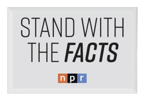 NPR® Stand with the Facts New Logo Rectangle Magnet - NPR® Stand with the Facts New Logo Rectangle Magnet - Image 0 of 0