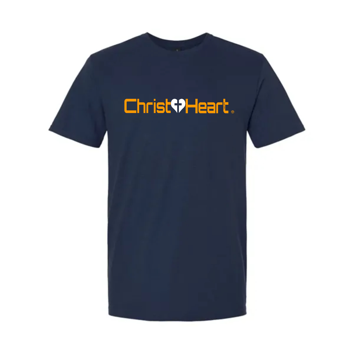 T-Shirt / Christ+Heart Orange Logo - T-Shirt / Christ+Heart Orange Logo - Image 5 of 6