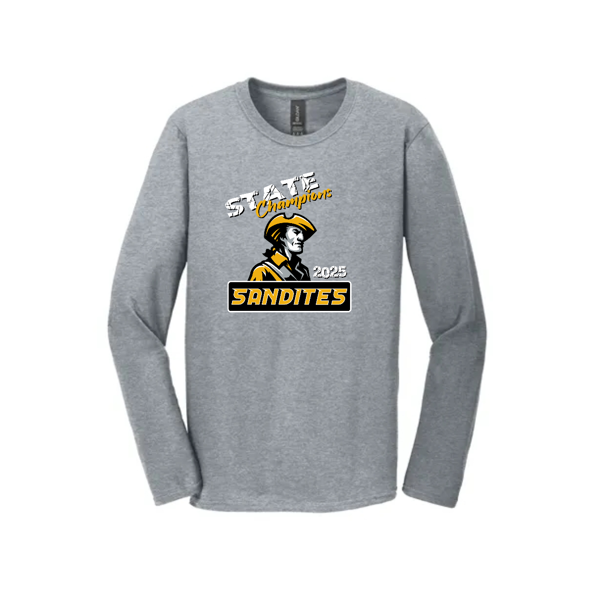 Sandite Adult SS Champions Head LS T-Shirt. - Sandite Adult SS Champions Head LS T-Shirt. - Image 1 of 3