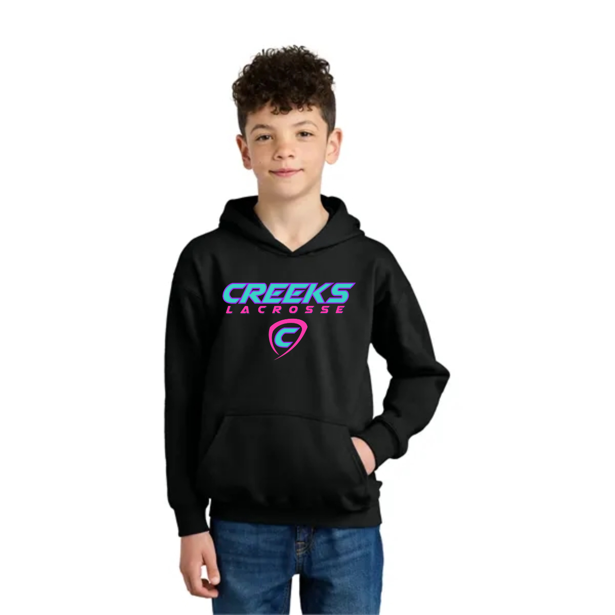 Creeks Youth Softstyle Midweight Fleece Hoodie - Creeks Youth Softstyle Midweight Fleece Hoodie - Image 0 of 2