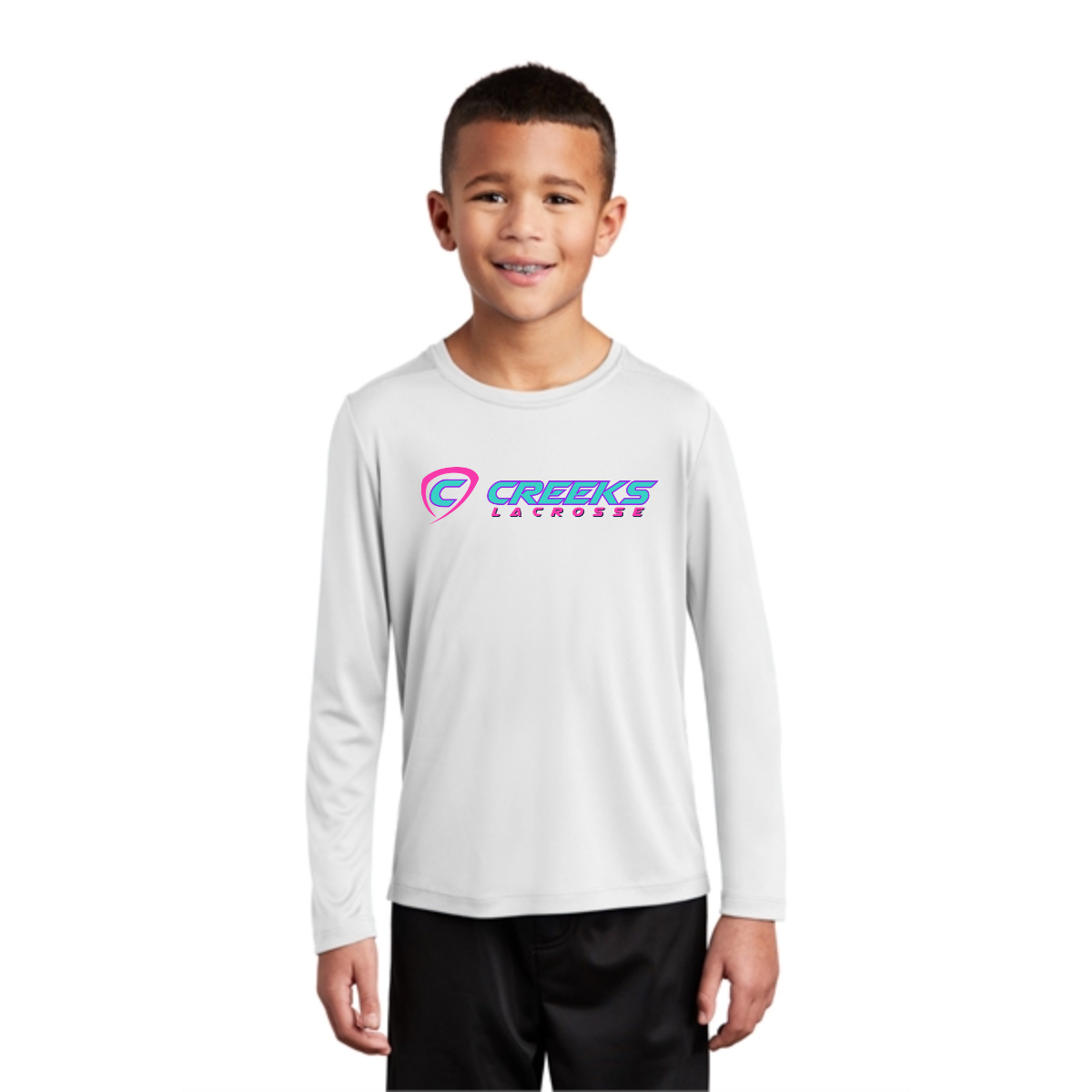 Creeks Youth Posi-UV Pro Long Sleeve Tee. - Creeks Youth Posi-UV Pro Long Sleeve Tee. - Image 0 of 3