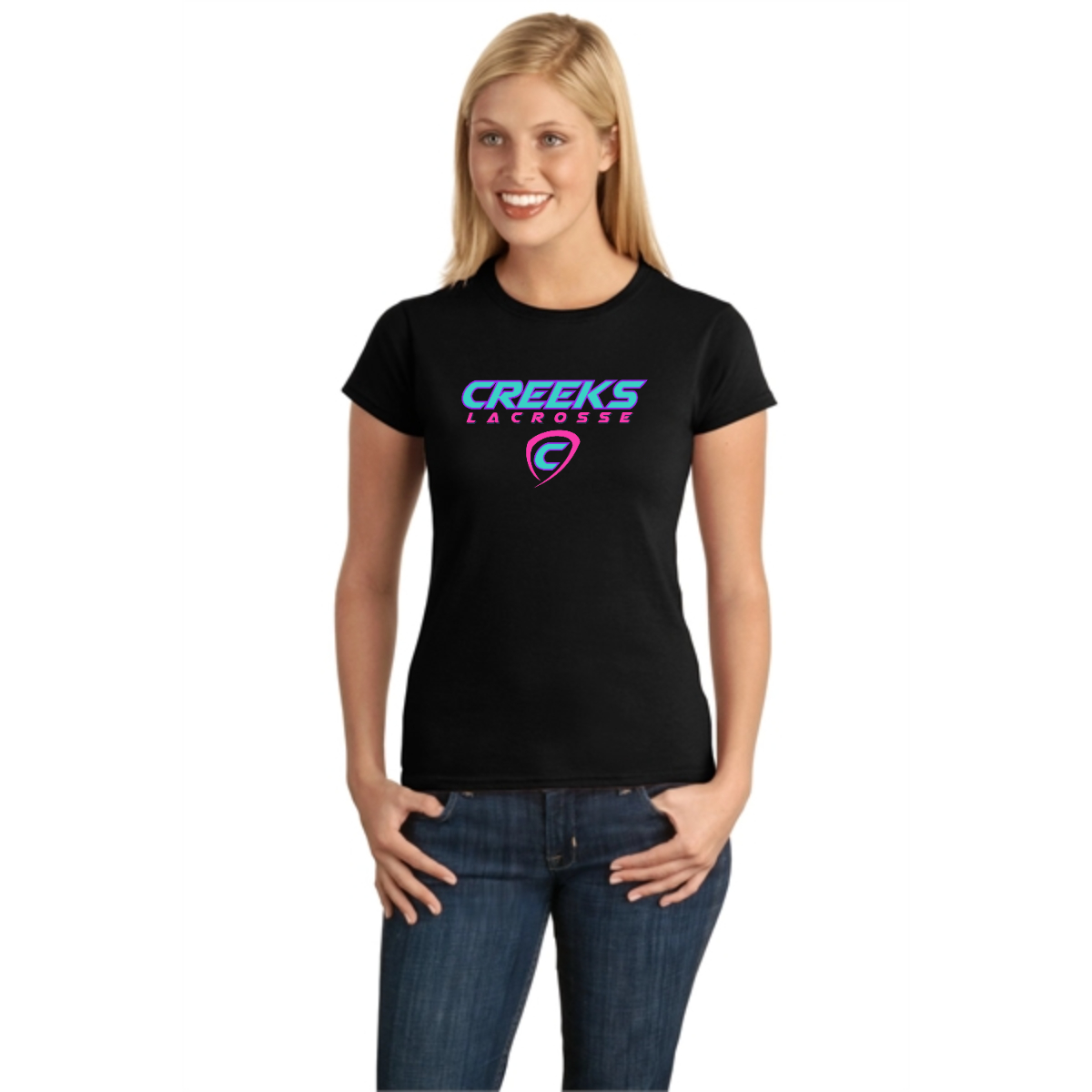 Creeks Softstyle Women's T-Shirt. - Creeks Softstyle Women's T-Shirt. - Image 1 of 3