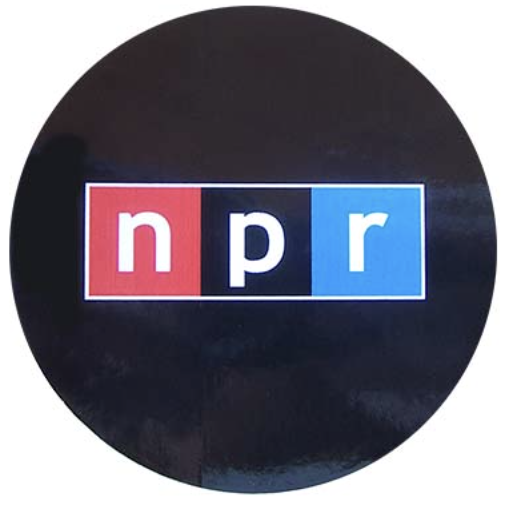 NPR® Color Logo Round Sticker - NPR® Color Logo Round Sticker - Image 0 of 0