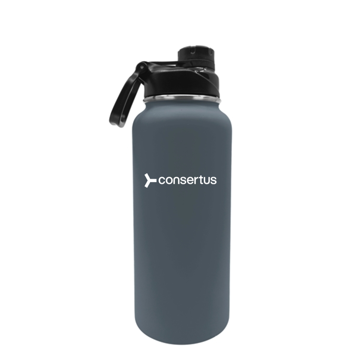 32.5 oz Rubberized Stainless Steel Water Bottle - 32.5 oz Rubberized Stainless Steel Water Bottle - Image 1 of 3