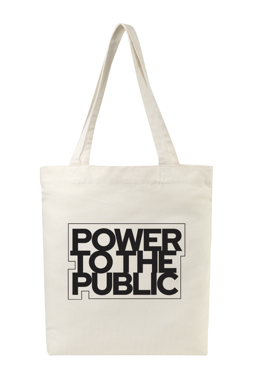 Power to the Public Recycled Cotton Gusset Bottom Tote - Power to the Public Recycled Cotton Gusset Bottom Tote - Image 0 of 0