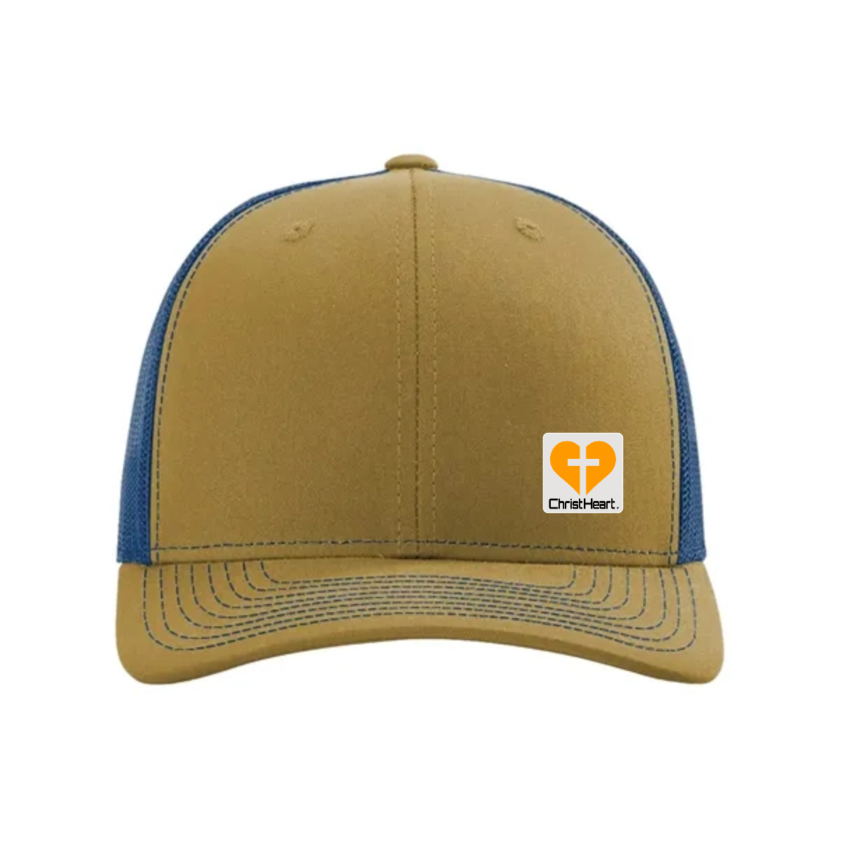 Christ+Heart Embroidered Richardson 112 Snapback Trucker Cap - Christ+Heart Embroidered Richardson 112 Snapback Trucker Cap - Image 0 of 4