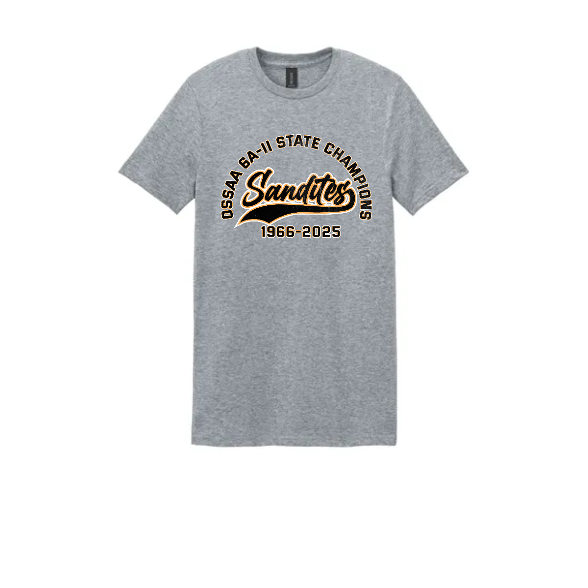 Sandites State Championship 66-25 Adult T-shirt - Sandites State Championship 66-25 Adult T-shirt - Image 4 of 4