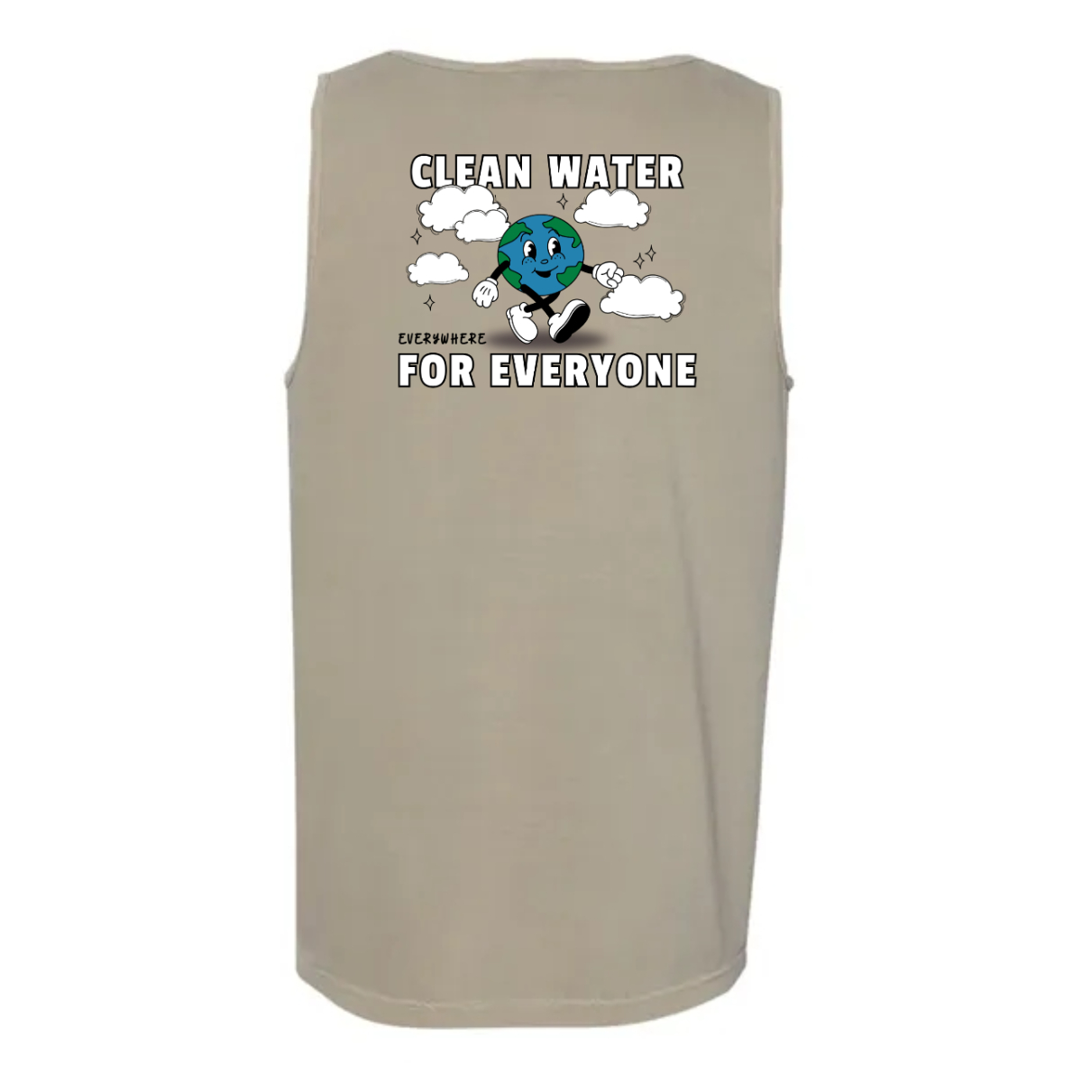 Clean Water Everywhere Comfort Colors Tank - Clean Water Everywhere Comfort Colors Tank - Image 0 of 6