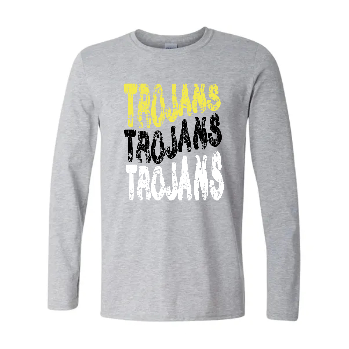 Trojans x3 Logo Long Sleeve T-Shirt - Trojans x3 Logo Long Sleeve T-Shirt - Image 3 of 3