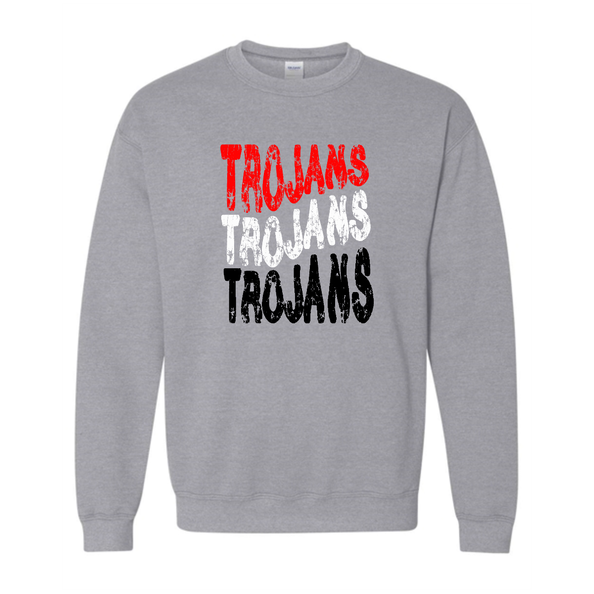 Adult TrojansX3 Crew Sweatshirt - Adult TrojansX3 Crew Sweatshirt - Image 2 of 3