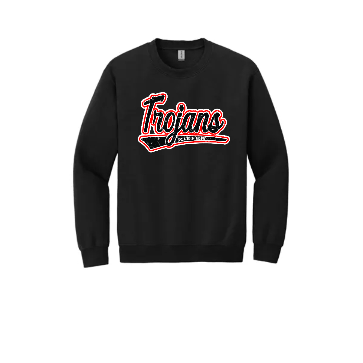 Adult Trojan Banner Crewneck Sweatshirt. - Adult Trojan Banner Crewneck Sweatshirt. - Image 0 of 2