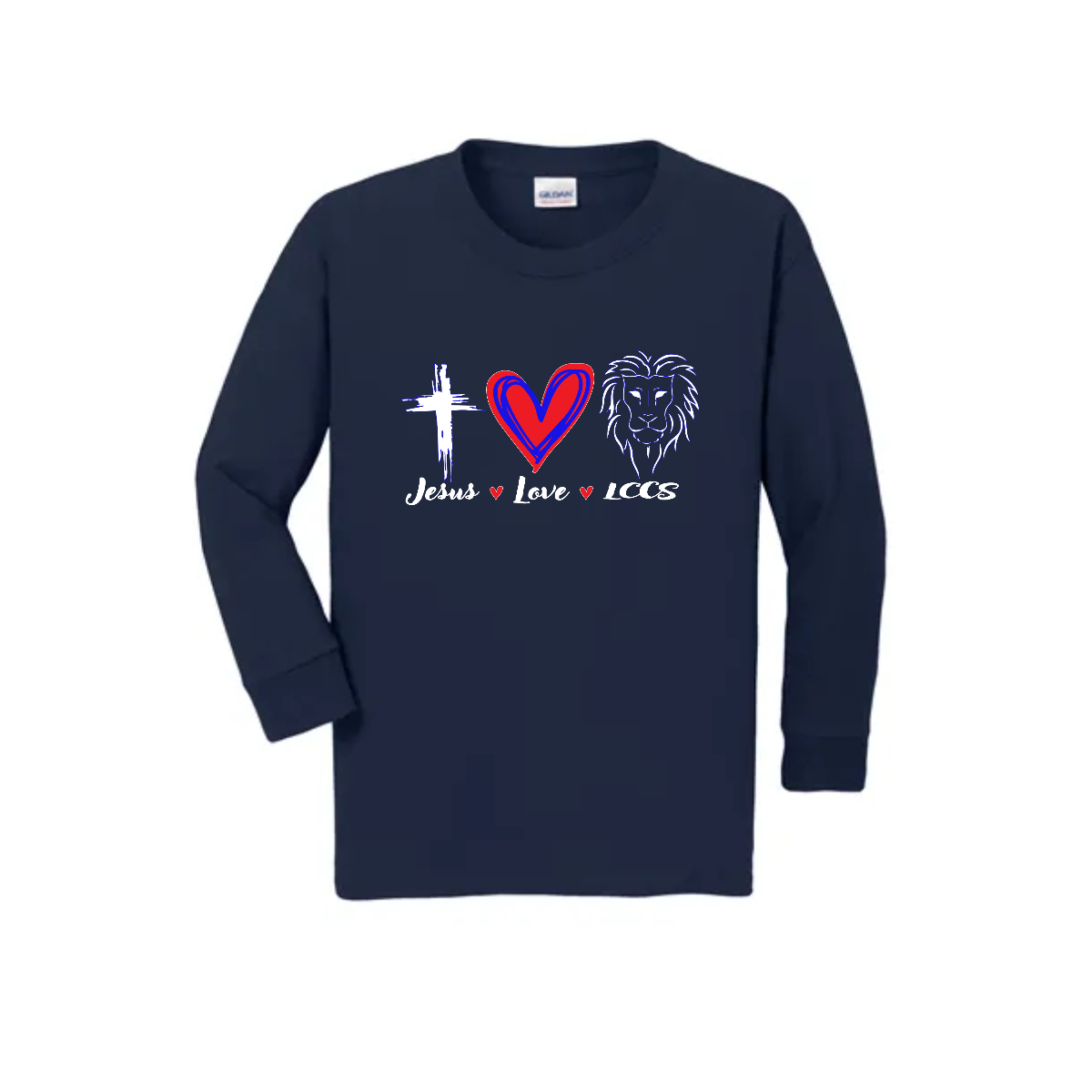 Youth Jesus Love LCCS Long Sleeve T-Shirt. - Youth Jesus Love LCCS Long Sleeve T-Shirt. - Image 1 of 2