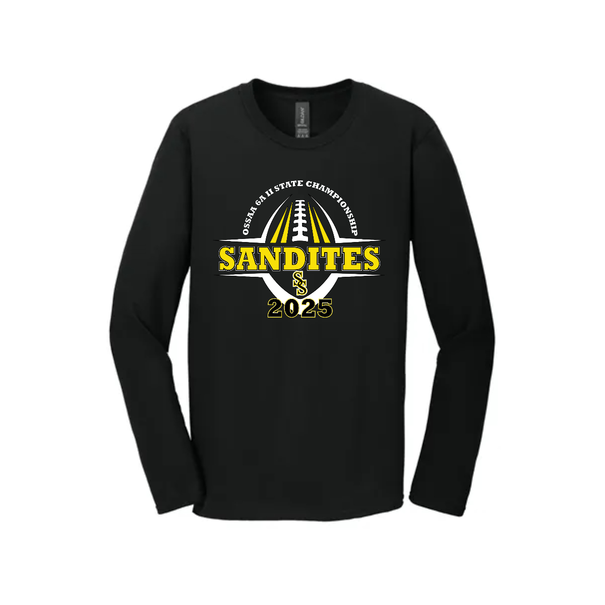 Sandite Adult Championship Long Sleeve T-Shirt. - Sandite Adult Championship Long Sleeve T-Shirt. - Image 0 of 3