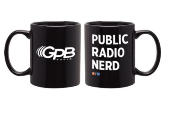Public Radio Nerd 11 Oz. Classic Black Mug - Public Radio Nerd 11 Oz. Classic Black Mug - Image 0 of 0