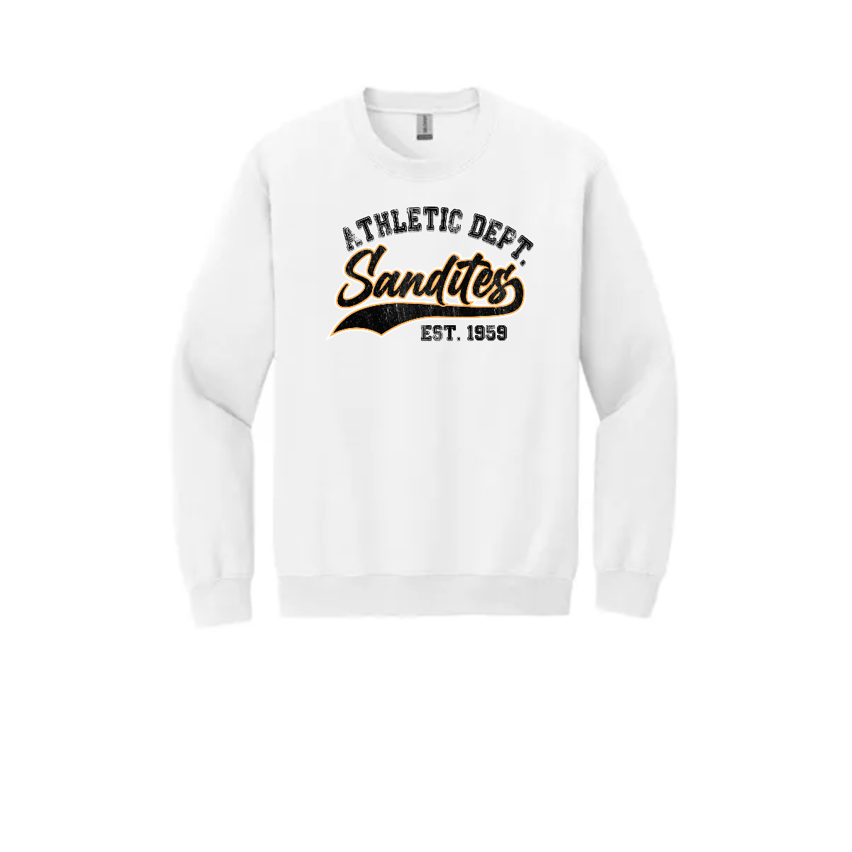 Sandites Athletic Dept Adult Crewneck Sweatshirt. - Sandites Athletic Dept Adult Crewneck Sweatshirt. - Image 3 of 3
