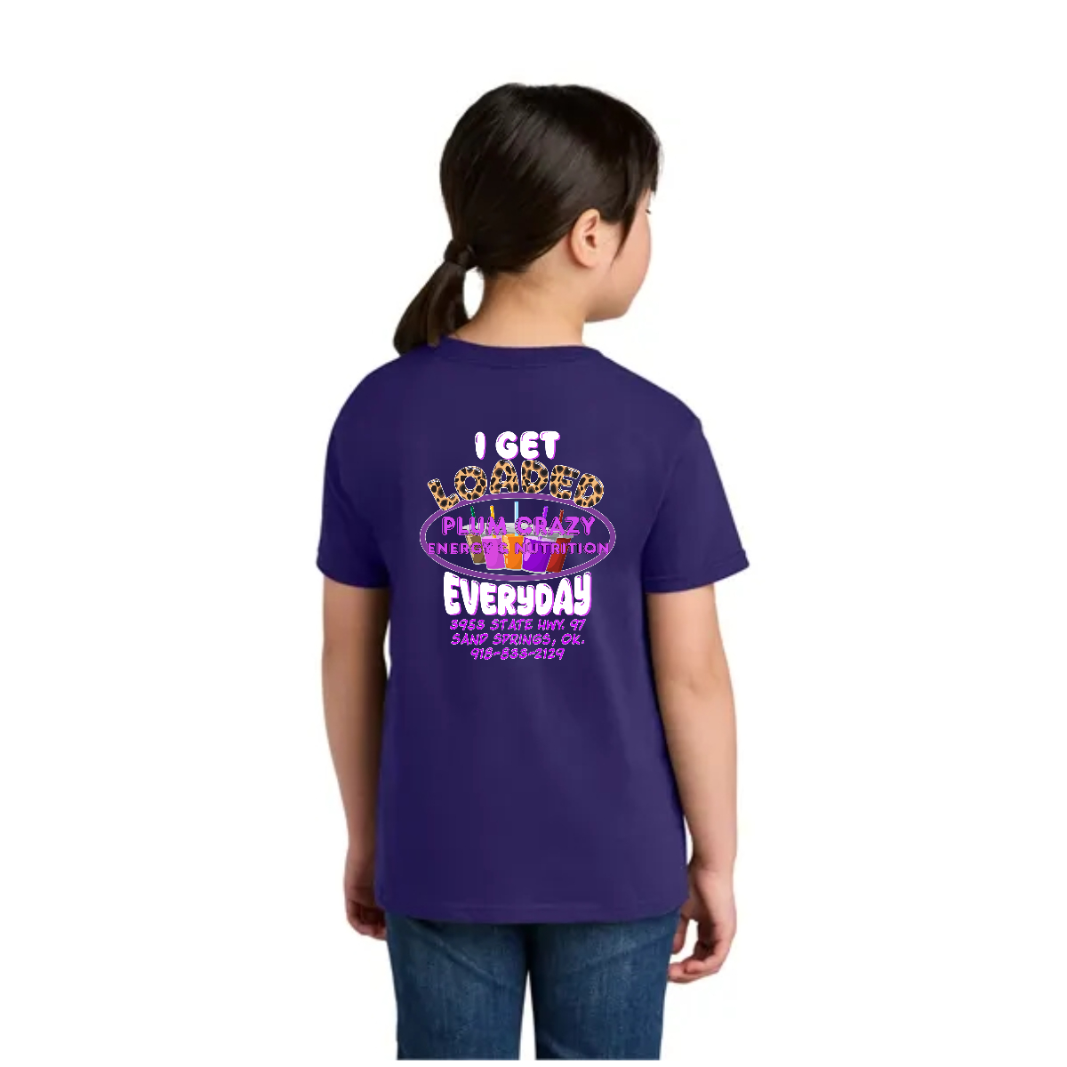 Youth Plum Crazy Nutrition T-Shirt - Youth Plum Crazy Nutrition T-Shirt - Image 1 of 6
