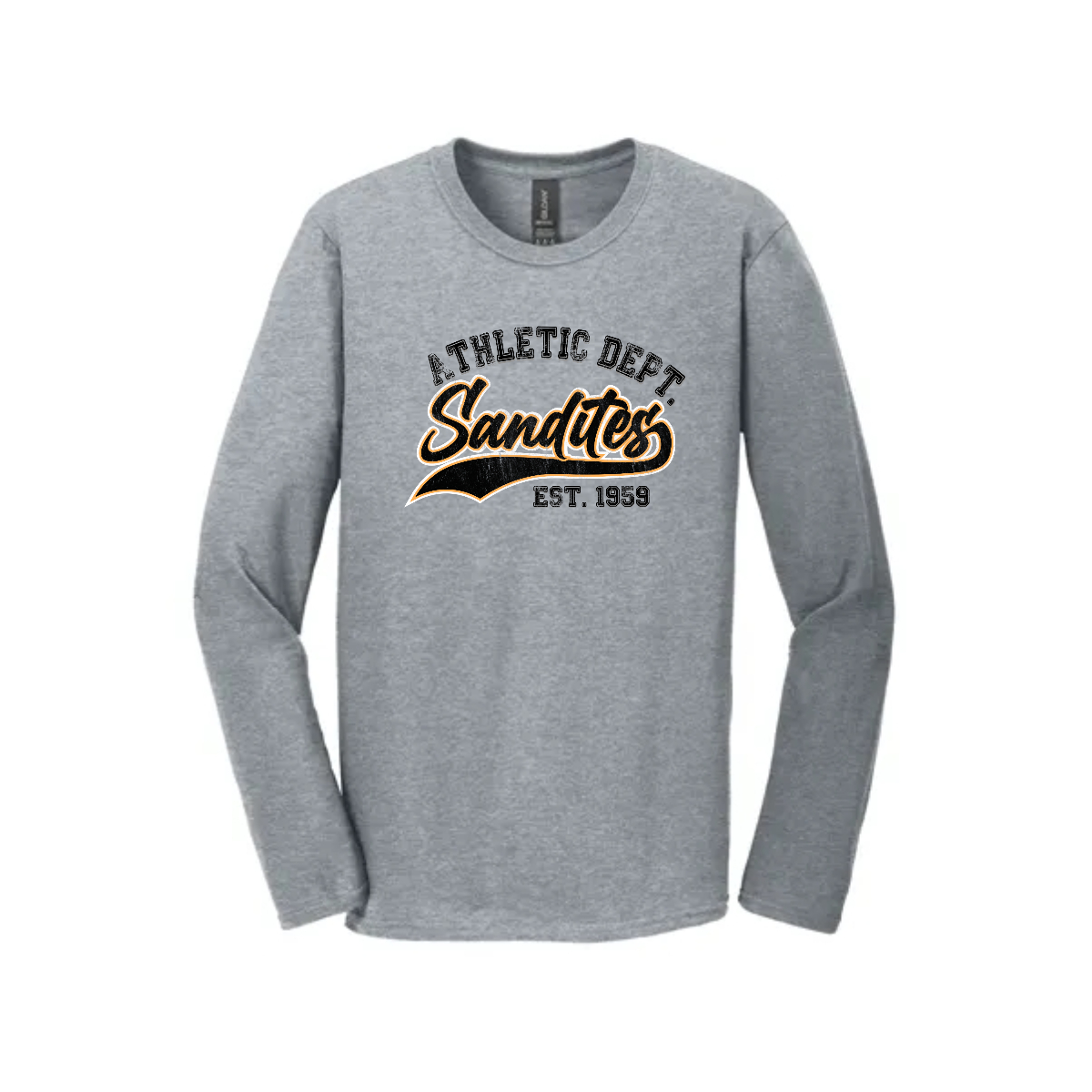 Sandite Ath Dept Long Sleeve T-Shirt. - Sandite Ath Dept Long Sleeve T-Shirt. - Image 0 of 2