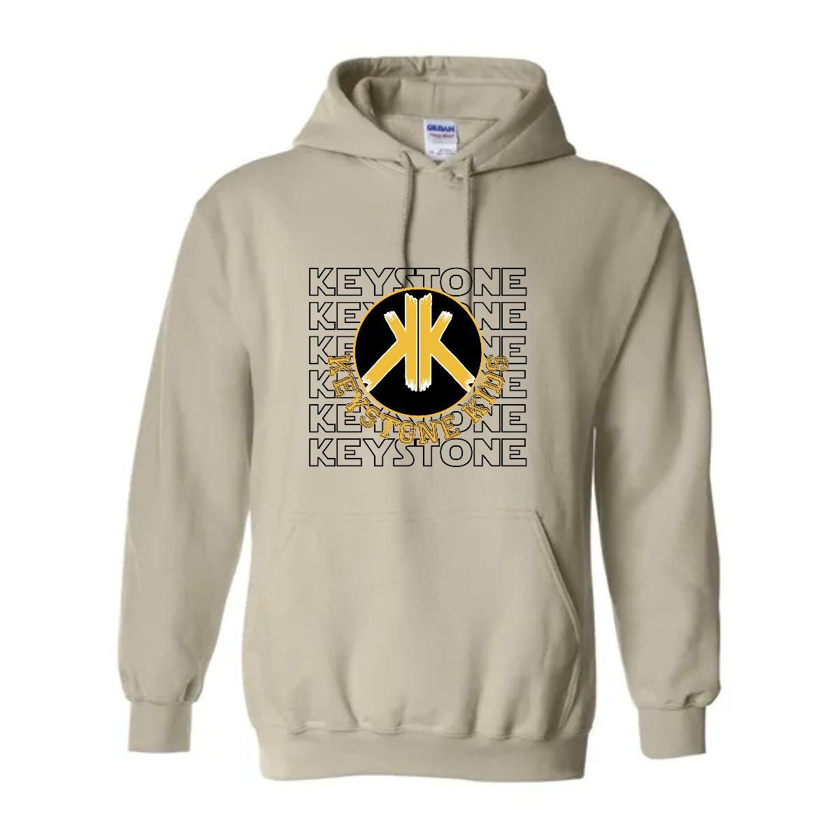 Adult KK Stacked Hoodie - Adult KK Stacked Hoodie - Image 1 of 4