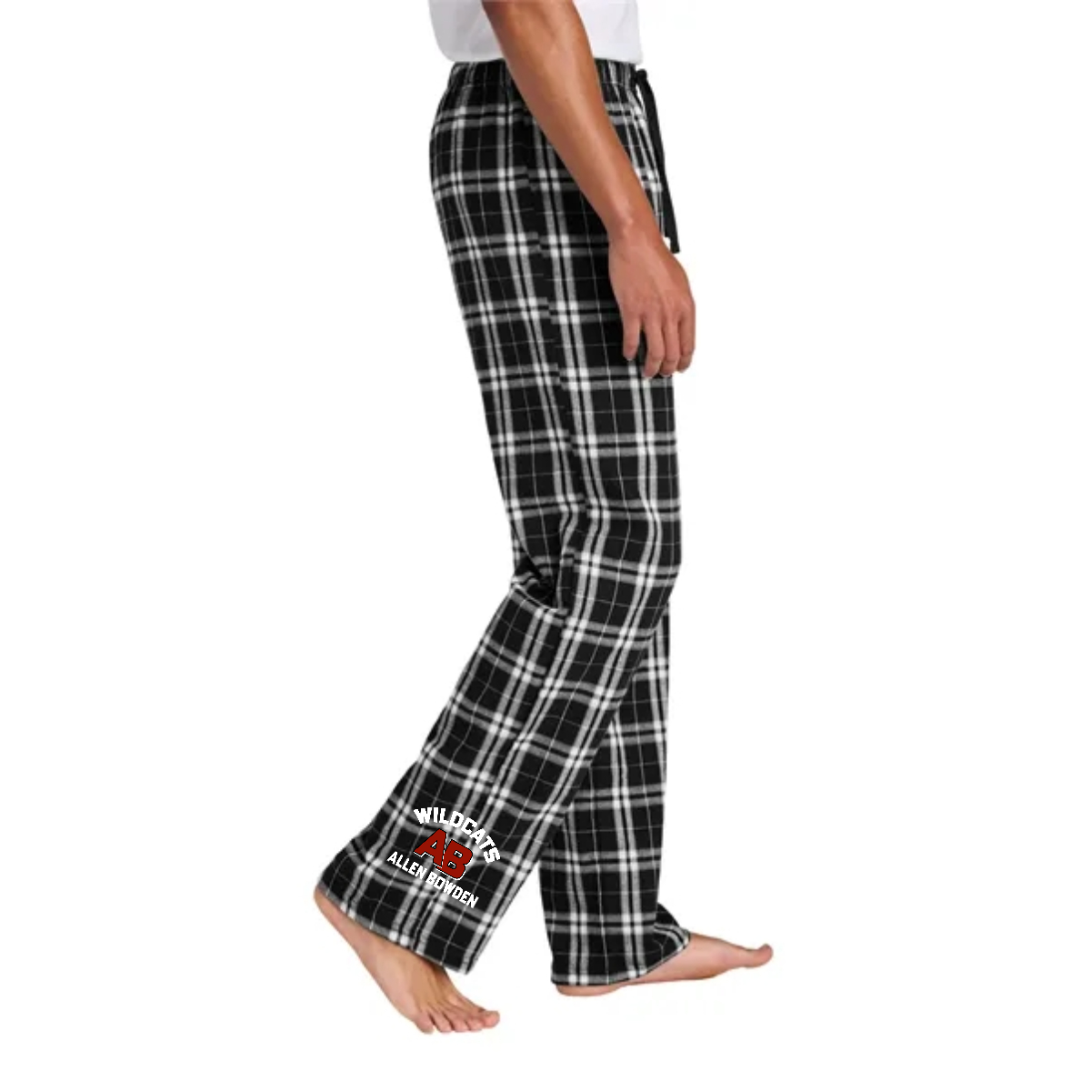 District Flannel Plaid Pant Wildcats logo right leg - District Flannel Plaid Pant Wildcats logo right leg - Image 0 of 1