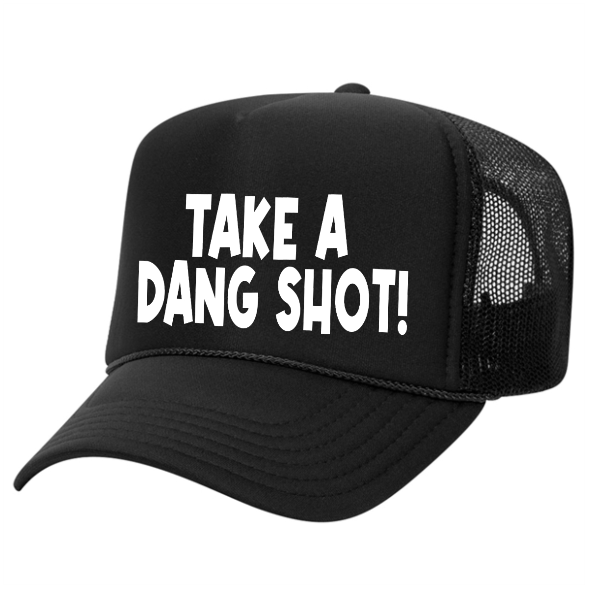 "Take a shot" embroidery Foam Trucker Hat - "Take a shot" embroidery Foam Trucker Hat - Image 2 of 3