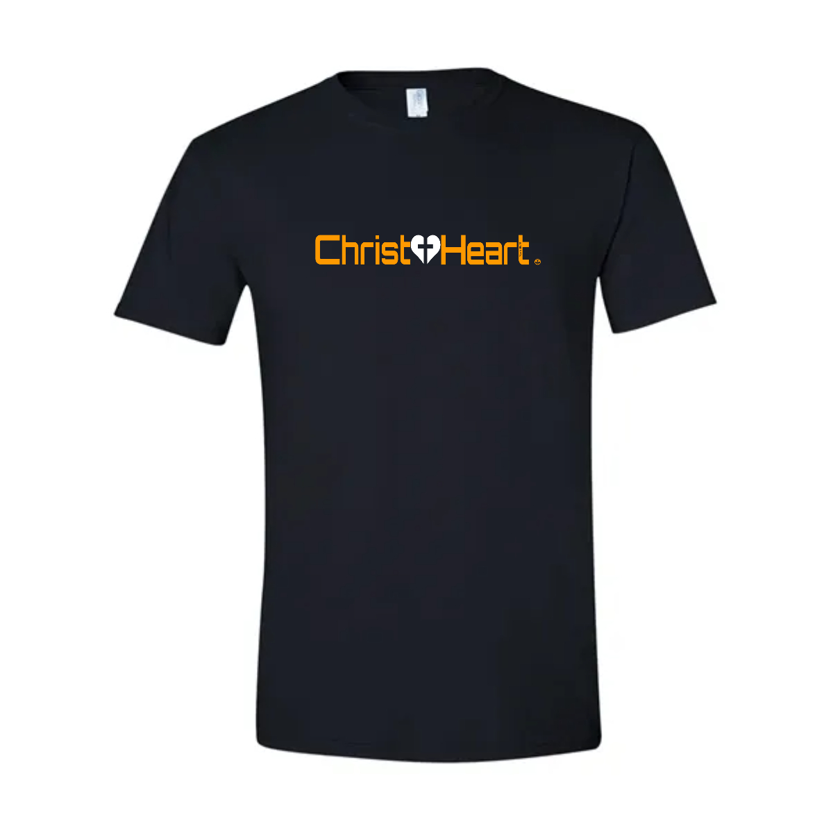 T-Shirt / Christ+Heart Orange Logo - T-Shirt / Christ+Heart Orange Logo - Image 6 of 6