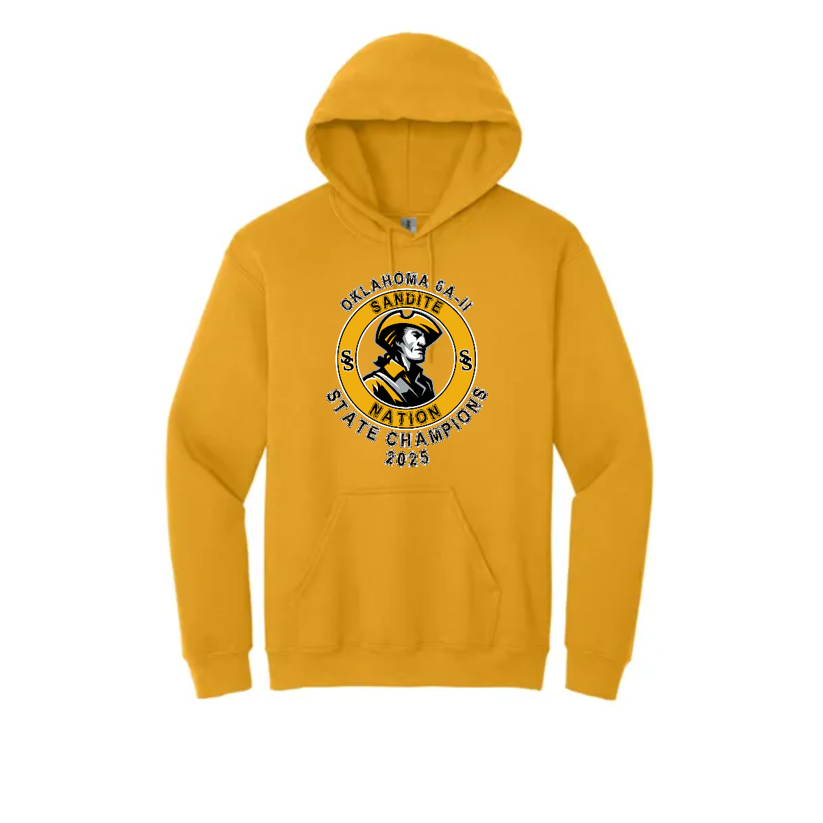 Sandite Champs classic Adult Hooded Sweatshirt. - Sandite Champs classic Adult Hooded Sweatshirt. - Image 1 of 3